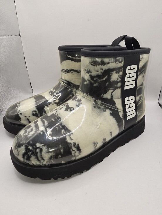 UGG Shoes - New- UGG Women's 7 Classic Clear Marble Waterproof Ankle Boots Rain ( No Box )